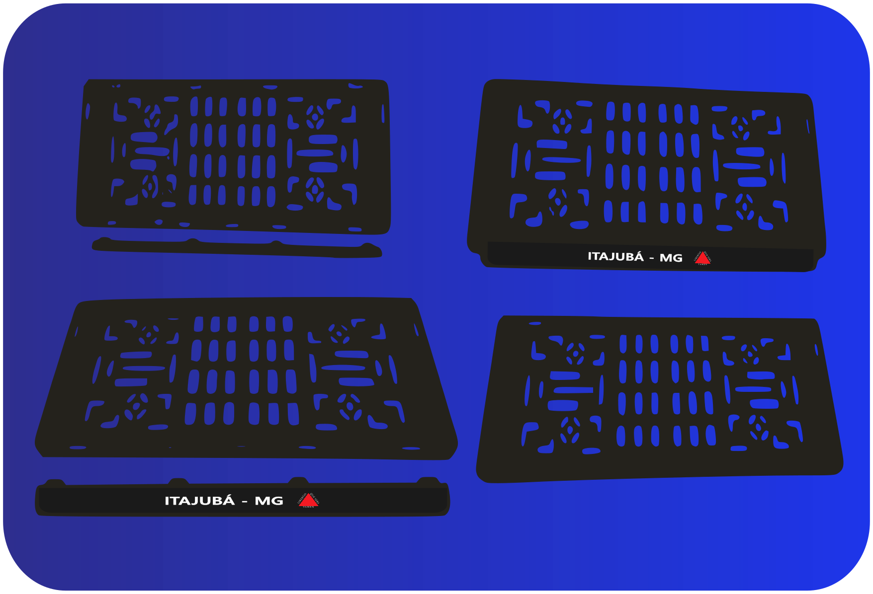 Suporte de Placa Carro